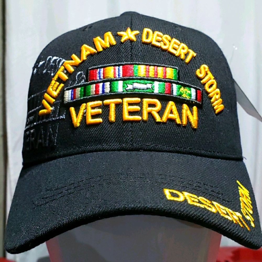MILITARY  VIETNAM DESERT STORM VETERAN Hat